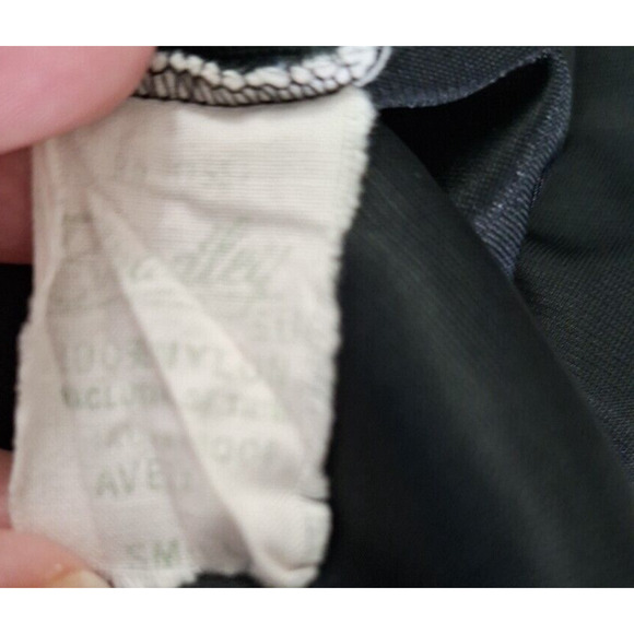 Vintage 60s Bradley Black Nylon Front Slit Lace Half Slip Skirt Women Size Small - Picture 6 of 10